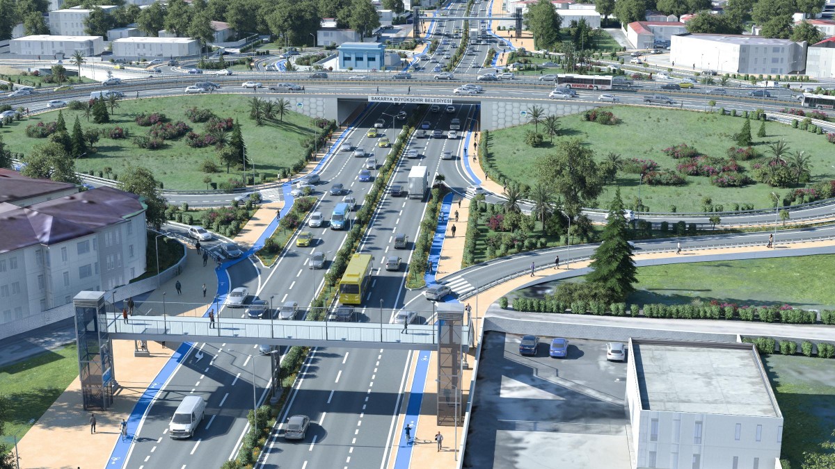 Şehir genelinde oluşan trafik yükünü yeni, modern çevre yolları ve