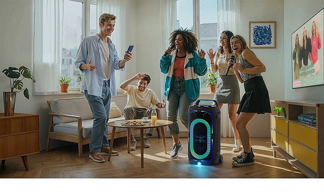Samsung Electronics, taşınabilir ses sistemlerindeki son inovasyonlarıyla geliştirdiği yeni Sound
