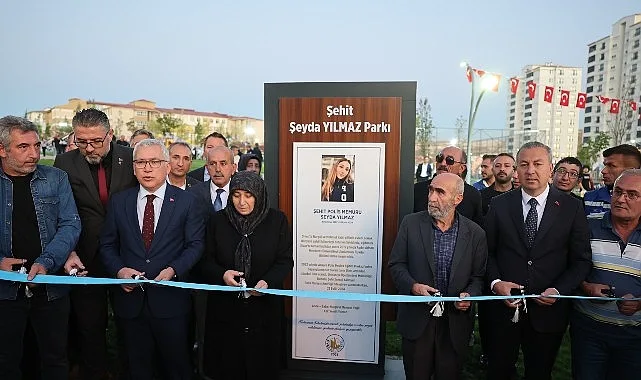 Sivas Belediyesi tarafından Şehit Polis Şeyda Yılmaz’ın aziz hatırasını yaşatmak