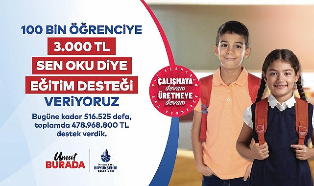 İBB’nin eğitimde fırsat eşitliğini desteklemek amacıyla hayata geçirdiği "Sen Oku
