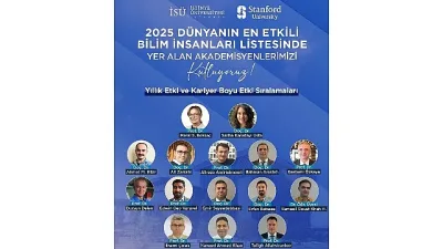 İstinye Üniversitesi’nden 15 akademisyen, Stanford Üniversitesi’nin 2025 yılında yayımladığı “Dünyanın