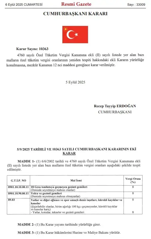 yat-gemi-ve-teknelere-ozel-tuketim-vergisi-getirildi