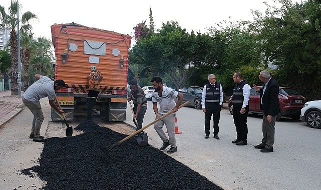 Antalya Büyükşehir Belediyesi ASAT Genel Müdürü Cengiz Gülebay, Konyaaltı ilçesinde