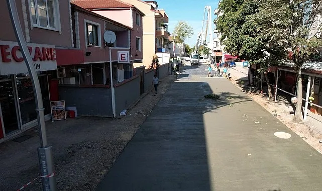 Kocaeli Büyükşehir Belediyesi, altyapı çalışmaları tamamlanan bölgelerde üstyapı yenileme çalışmalarına