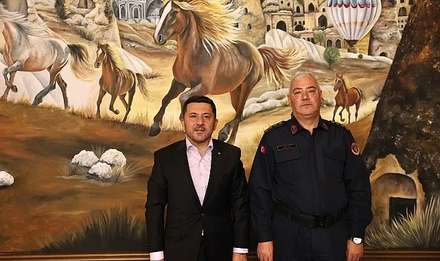 Nevşehir Belediye Başkanımız Rasim Arı, Nevşehir İl Jandarma Komutanı Jandarma