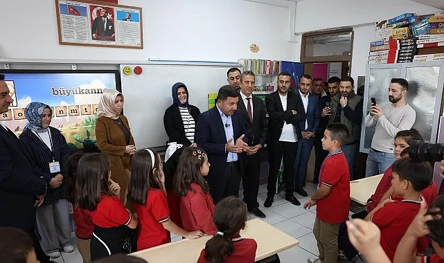 Nevşehir merkezde İlkokul 3. Sınıf öğrencisi Eymen Ekinci, sınıf başkanlığı