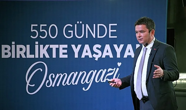 Osmangazi Belediye Başkanı Erkan Aydın, 550 günlük görev süresi boyunca