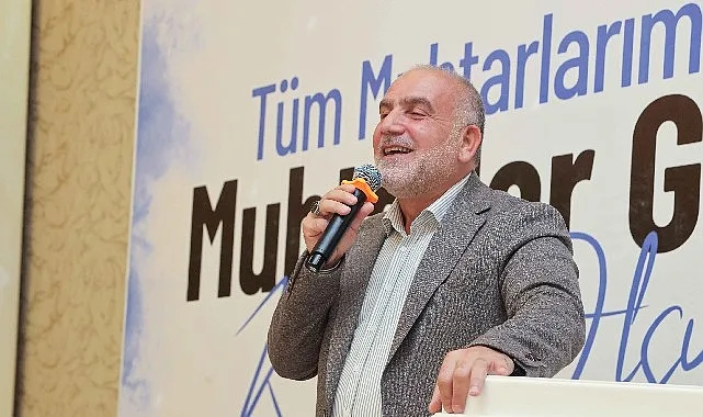 Canik Belediye Başkanı İbrahim Sandıkçı, muhtarlarla buluştu, talepleri ve önerileri