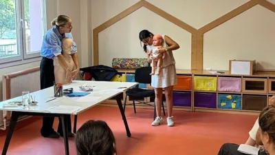 Bayraklı Belediyesi, Anaokullarında görev yapan öğretmenlerin acil durumlara karşı hazırlıklı