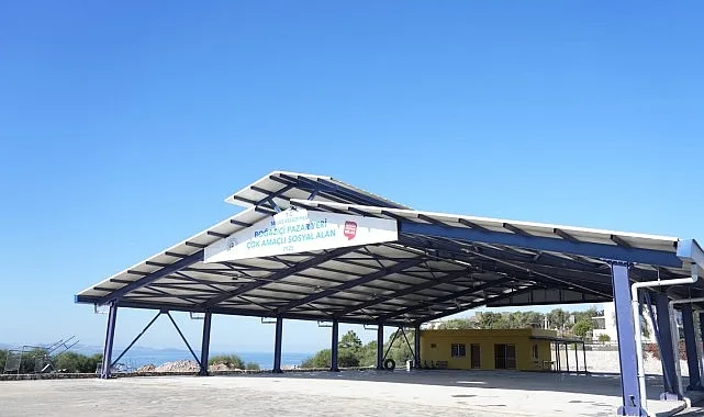Milas Belediyesi tarafından Boğaziçi Mahallesi’nde yapım çalışmaları tamamlanan Çok Amaçlı