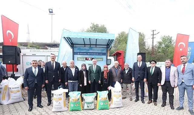 Kocaeli Büyükşehir Belediyesi, kent genelindeki 3.500 çiftçiye yem bitkisi tohumu