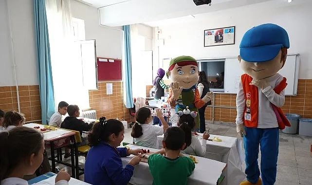 Konya Büyükşehir Belediyesi, 16 Ekim Dünya Gıda Günü kapsamında ilkokul