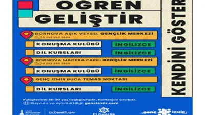 İzmir Büyükşehir Belediyesi gençlerin yabancı dil öğrenmelerine katkıda bulunmak için