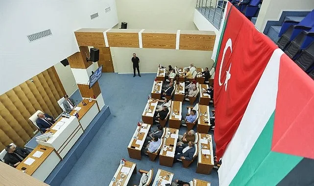 Canik Belediye Meclisi, İsrail'in Gazze Şeridi'nde ve Filistin'de yaptığı soykırıma