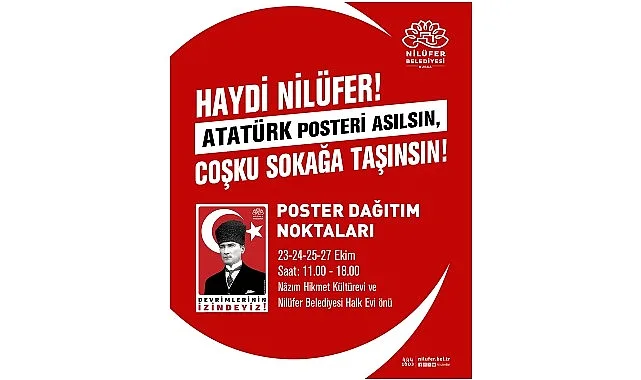 Nilüfer Belediyesi, Cumhuriyet’in 102’nci yılını spor, müzik ve yürüyüşlerin olduğu