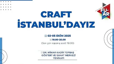 Enstitü İstanbul İSMEK de birbirinden değerli eğitmen ve katılımcı eserleriyle Craftİstanbul