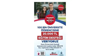 İBB’nin üniversiteli öğrencilere verdiği ‘Genç Üniversiteli Sosyal Desteğine” başvurular devam
