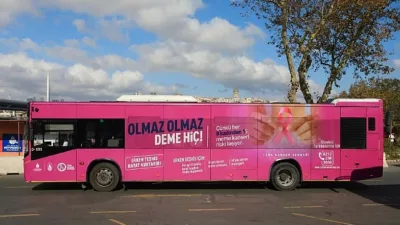 İBB bağlı kuruluşlarından İETT, “Meme Kanseri Bilinçlendirme ve Farkındalık Ayı”