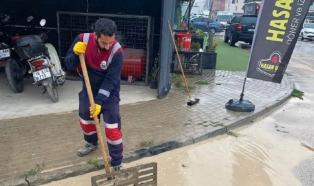 İnegöl Belediyesi, sorumluluk alanında yer almamasına rağmen vatandaşların sorun yaşamaması