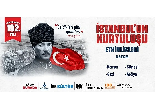 İBB, işgal kuvvetlerinin geldikleri gibi gittiği 6 Ekim’in 102. yılını