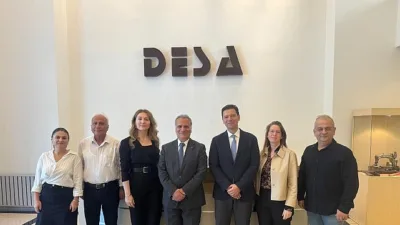 İtalya'nın Türkiye Büyükelçisi Giorgio Marrapodi, DESA'nın Düzce Organize Sanayi Bölgesi'ndeki