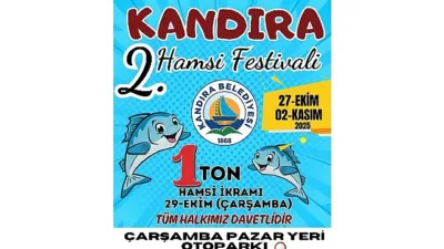 Kandıra Belediyesi tarafından organize edilen ve büyük ilgi gören Hamsi