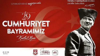 Karaman Belediye Başkanı Savaş Kalaycı, 29 Ekim Cumhuriyet Bayramı dolayısıyla