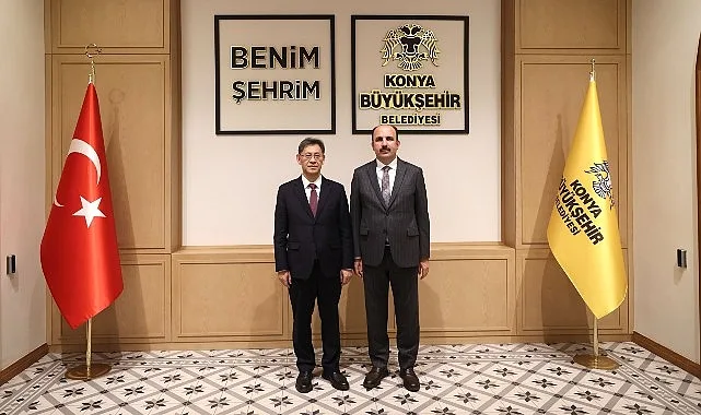 Konya Büyükşehir Belediyesi’nin kardeş şehri olan Çin’in Şiyan Büyükşehir Belediye