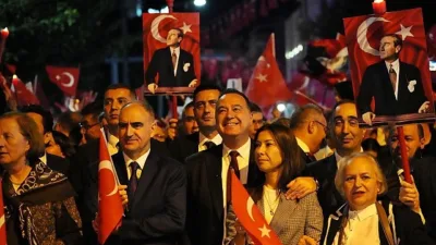 Manisa’da Cumhuriyet Bayramı, büyük bir coşkuyla kutlandı. Binlerce Manisalının katılımıyla