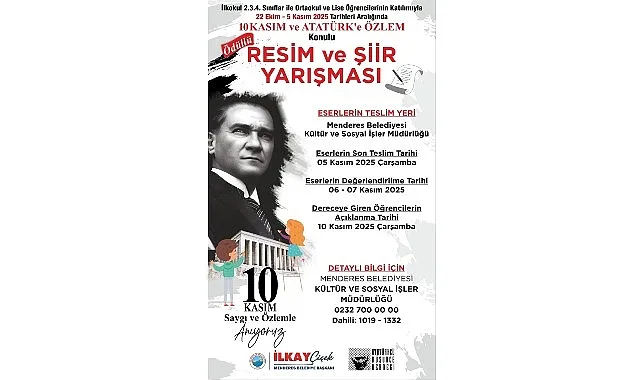 Menderes Belediyesi, Atatürkçü Düşünce Derneği ile birlikte “10 Kasım ve