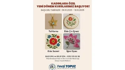 Milas Belediyesi tarafından kadınlara yönelik açılan el sanatları kursları yeni