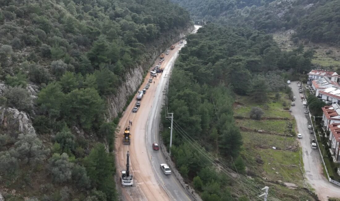 Muğla Büyükşehir Belediyesi, Fethiye-Ölüdeniz yolunda 328 milyon TL’lik yol ve