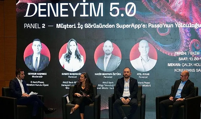  “Deneyim 5.0” zirvesi, Aktif Bank yöneticilerinin yanı sıra finans, teknoloji,