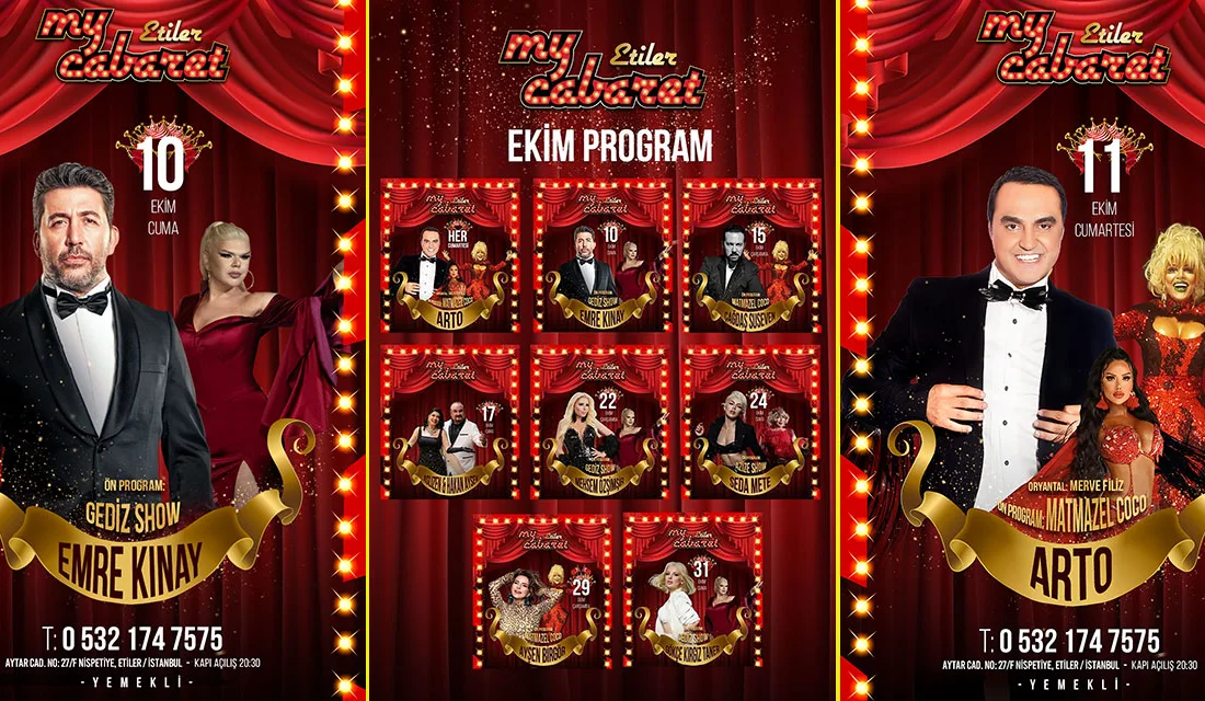 BVS Grubu’nun Etiler’deki unutulmaz eğlence adresi My Cabaret, yenilenmiş dekorasyonu