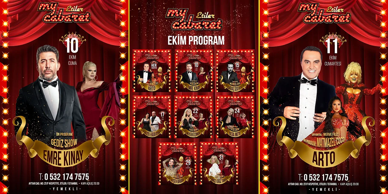 BVS Grubu’nun Etiler’deki unutulmaz eğlence adresi My Cabaret, yenilenmiş dekorasyonu