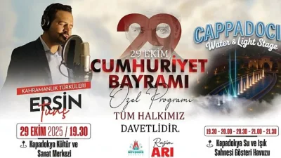 29 Ekim Cumhuriyet Bayramı dolayısıyla Nevşehir Belediyesi tarafından çeşitli etkinlikler