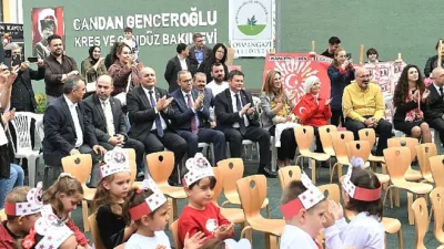 Osmangazi Belediyesi'nin kreş ve gündüz bakım evlerinde eğitim gören minik