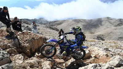 Kemer'de bu yıl 16'ncısı düzenlenen Sea To Sky Enduro Motosiklet