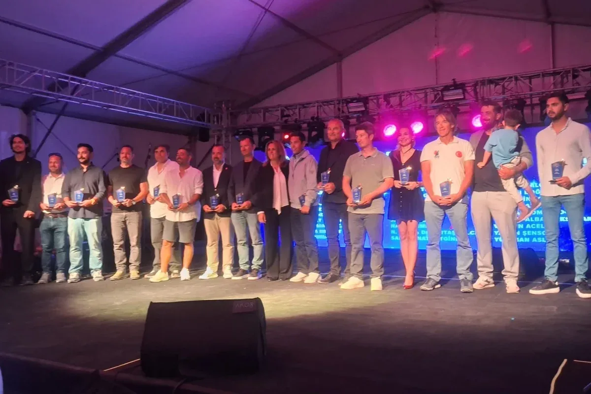 Türkiye Yelken Federasyonu’nun (TYF) Urla’da düzenlediği 2025 Ödül Törenine Tekirdağ