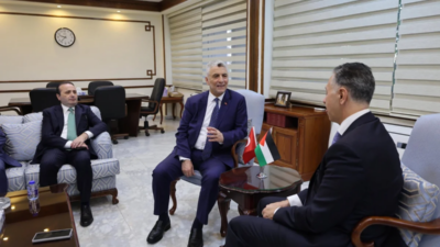 Ticaret Bakanı Ömer Bolat, Ürdün Sanayi, Ticaret ve Tedarik Bakanı