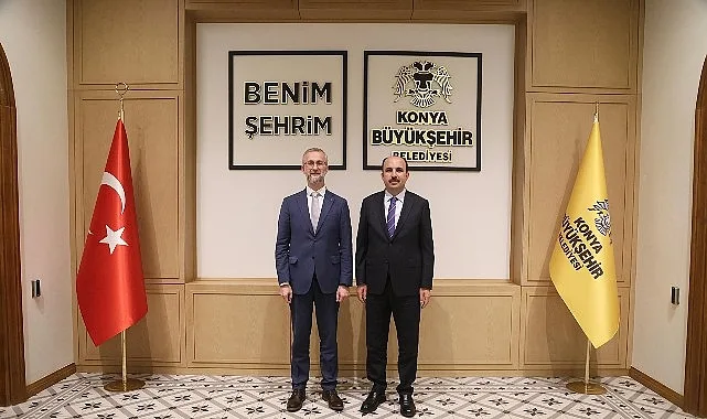 Ukrayna’nın Ankara Büyükelçisi Naryman Dzheliaov ve beraberindeki heyet, Konya Büyükşehir