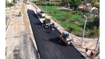 İzmir Büyükşehir Belediyesi'nin Güzelbahçe’de trafik akışını rahatlatacak 75. Yıl Cumhuriyet