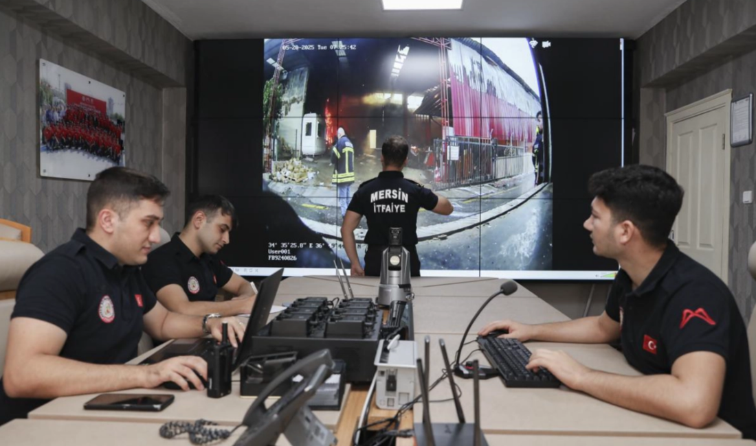 Mersin Büyükşehir Belediyesi İtfaiye Dairesi Başkanlığı’na bağlı Afet ve Koordinasyon