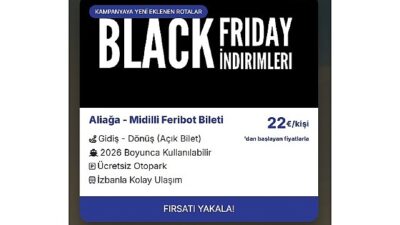 Heyecanla beklenen Aliağa–Midilli feribot seferlerinde bilet satışı resmen başladı. Kasım