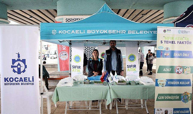 Cumhurbaşkanlığı’nın ülke genelinde başlattığı “Sıfır Atık Projesi” Kocaeli Büyükşehir Belediyesi
