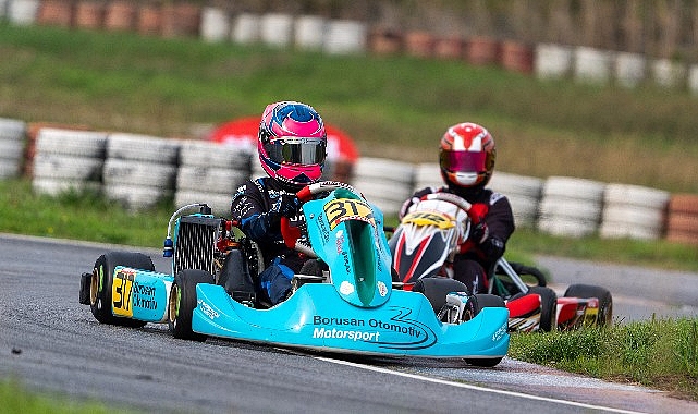 Borusan Otomotiv Motorsport (BOM) Karting pilotu milli sporcu Ayşe Çebi,
