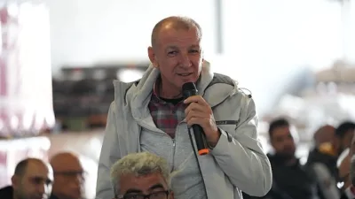 Manisa Büyükşehir Belediye Başkanı Besim Dutlulu, Mermerciler Sitesi esnafı ve