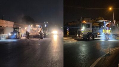 Kocaeli Büyükşehir Belediye ekipleri, günün her saatinde sahada görev yapıyor.