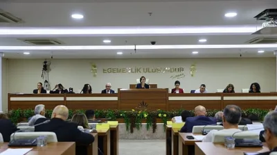 Karabağlar Belediyesi Kasım Ayı Meclisi’nin birinci oturumu, Belediye Başkanı Helil