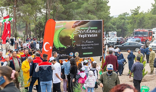 Mersin Yenişehir Belediye Başkanı Abdullah Özyiğit, 11 Kasım Milli Ağaçlandırma
